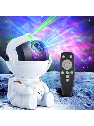 Pro Sittende Astronaut Stjerne Lampe Nebula