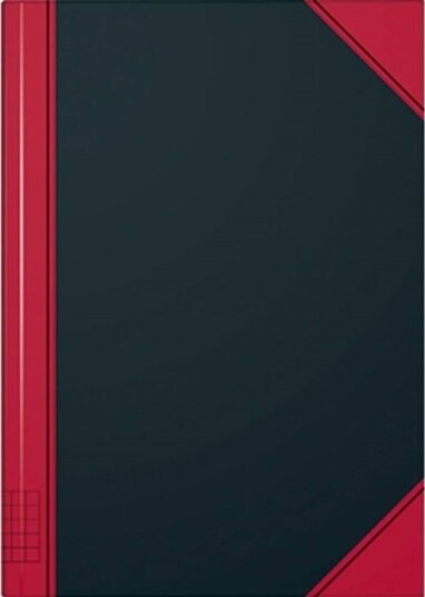 König & Ebhardt Notatbok 865524301 Karriere Sort Rød 96 Ark Din A5
