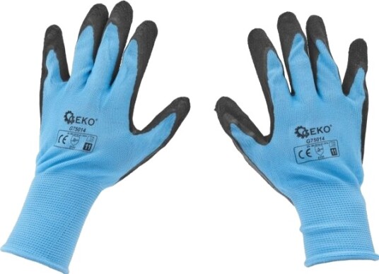 Geko Coated Vernehansker Størrelse 11 – Blå 12/240
