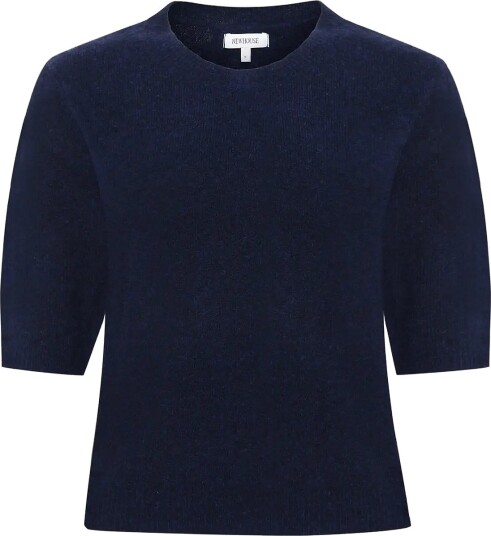 Newhouse Eli Alpaca Top - NAVY - S