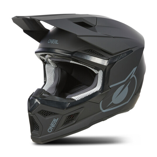 O'Neal Crosshjelm  3SRS Solid Svart
