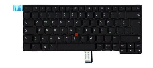 Lenovo Chicony - Brbart tastatur - til utskifting - Italiensk - Svart
