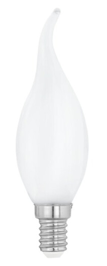 Eglo Led-Filamentlyspære Form: Cf35 E14 4 W Ekvivalent 40 Klasse E Varmt Hvitt Lys 2700 K Hvit Eglo Led-Filamentlyspære Form: Cf35 E14 4 W Ekvivalent 40 Klasse E Varmt Hvitt Lys 2700 K Hvit