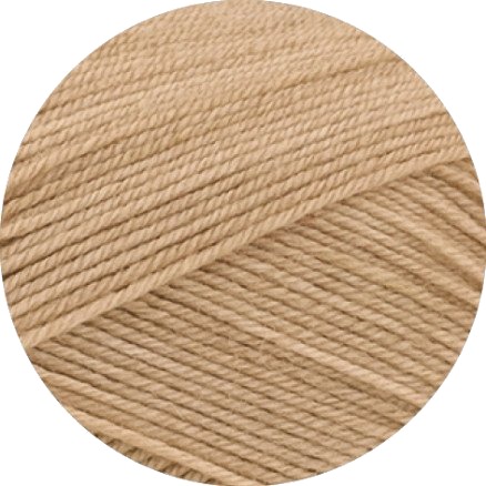 Lana Grossa Meilenweit 100 Merino Extrafine Ensfarget Garn 2473 Sandgul