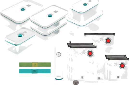 Zwilling La Mer vakuum startsett i plast 16 deler Zwilling La Mer vakuum startsett i plast 16 deler