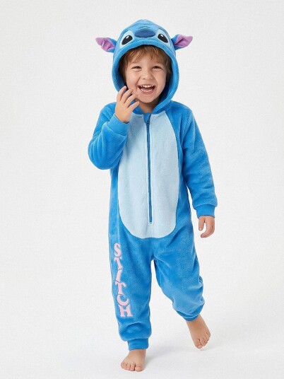 Disney Stitch Jumpsuit, Blå, 5-6 år