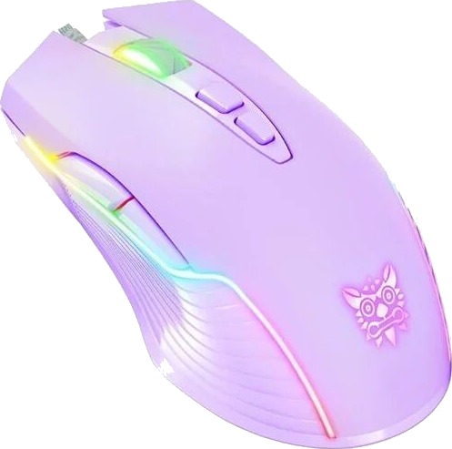 Onikuma CW905 RGB Gamingmus Kablet Lilla med 7 Knapper