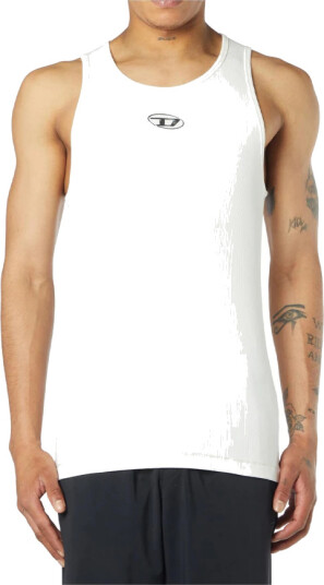 Diesel Herre Topper Hvit S,