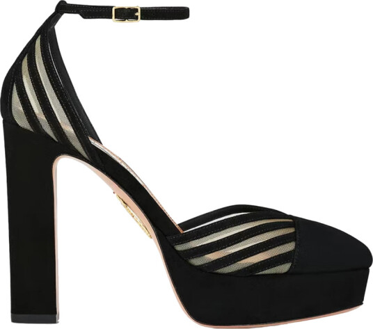 Aquazzura Dame Sko Svart 40 EU,