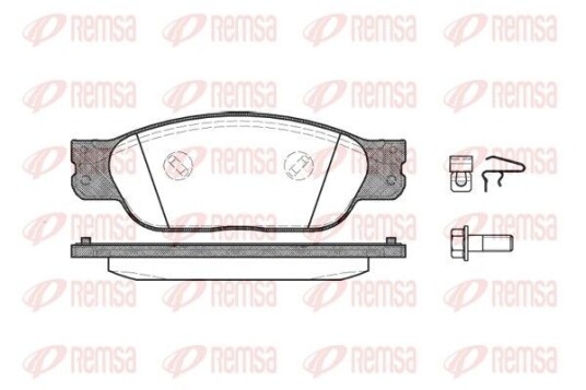 Bremseklosser REMSA 0731.00 Bremseklosser REMSA 0731.00