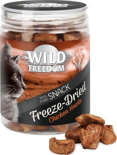 Wild Freedom Freeze Dried Snacks Kyllinghjerter 3 X 45 G