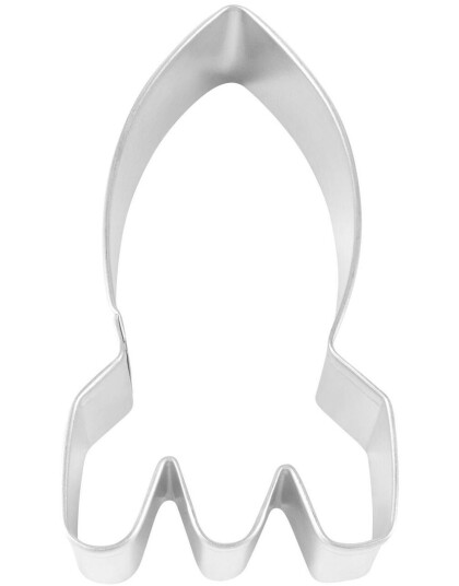Romrakett Kakeutstikker/Kakeform i Metall 10x5 cm