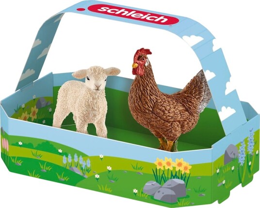Schleich Farm World Påskekurv 2 Deler 42812 Schleich Onesize Lekedyr