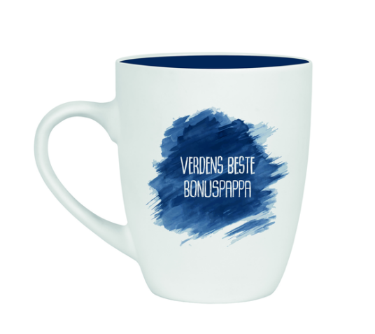 Krus verdens beste bonuspappa hvit Krus verdens beste bonuspappa hvit