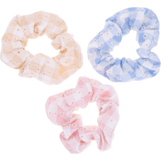 Dazzling Scrunchie 3 Pack Flower