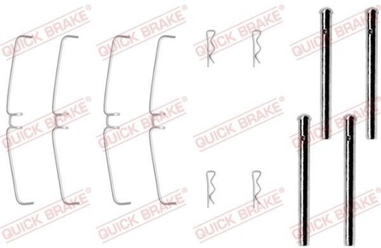 Tilbehørsett, skivebremse belegg QUICK BRAKE 109-0907