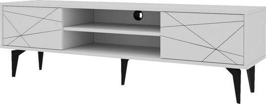 TV-bord Sudama Hvit - Hvit