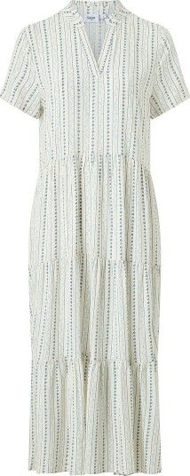 Saint Tropez Kjole EdaSZ SS Maxi Dress Hvit Saint Tropez Kjole EdaSZ SS Maxi Dress Hvit