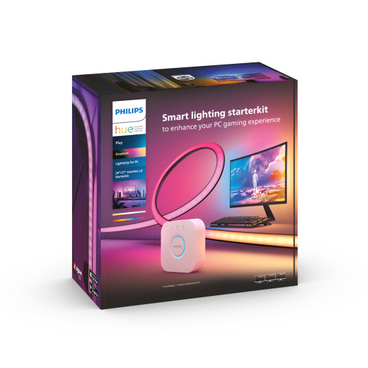 Philips Hue Play Gradient PC lysstripe 3x 24/27 tommer startsett