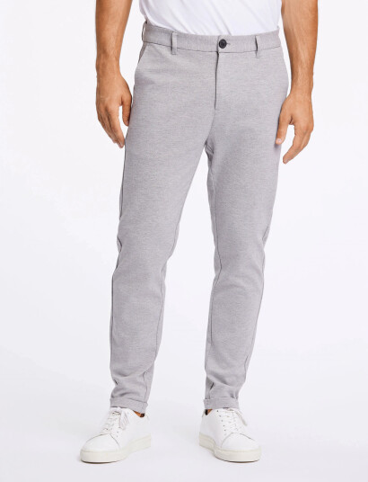 Lindbergh Superflex Knitted Cropped Pant - Grey - XL