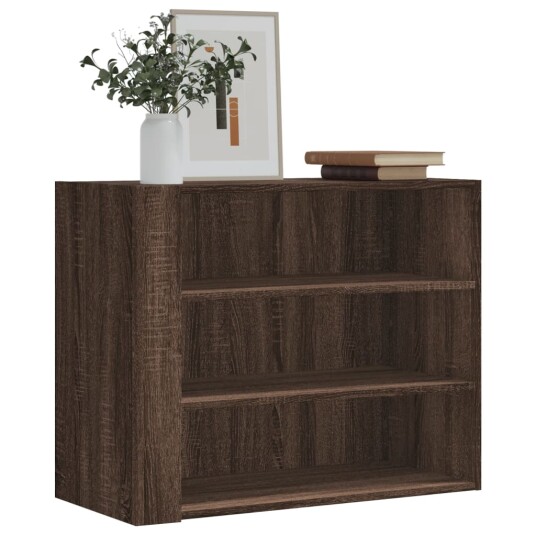  Veggskap brun eik 75x35x60 cm konstruert tre