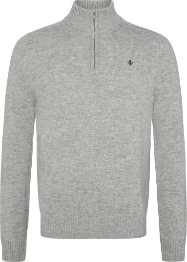 Morris Hertford Half Zip GREY S Morris Hertford Half Zip GREY S