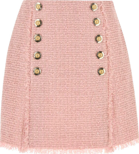 Balmain Dame Skjørt Rosa S,