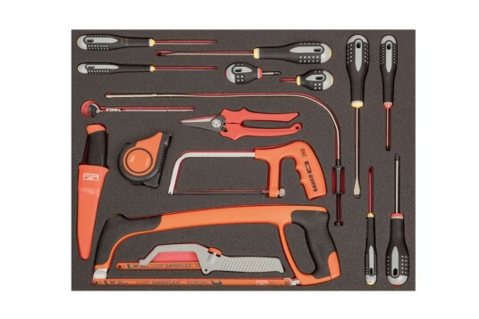 Bahco Mix Screw & Hacksaw 16Pcs 3/3 FF1A5015