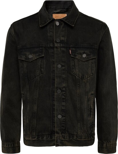 Levi"s® The Trucker Jacket Charred Emb   BROWNS   M