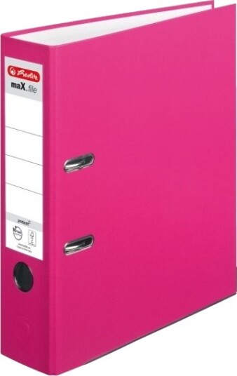 Herlitz Max.File A4 D Ring Oppbevaring Polypropylen Pp Rosa Herlitz Max.File A4 D Ring Oppbevaring Polypropylen Pp Rosa
