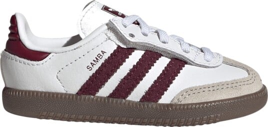 Adidas Originals Samba OG I Borrelås Sneakers Barn Bordeaux/Hvit 23 Adidas Originals Samba OG I Borrelås Sneakers Barn Bordeaux/Hvit 23