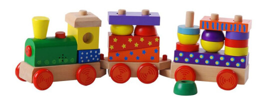Klossetog i tre med lyd Klossetog i tre med lyd
