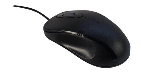 Inter-Tech Eterno M-3026 - Mus - Optisk - 3 knapper - Svart