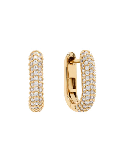 MARMARA STERLING Goldplated Link Earrings |Guld |One Size