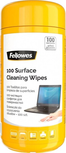 Fellowes Universal Rengj??ringsservietter 100 stk Fellowes Universal Rengj??ringsservietter 100 stk