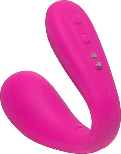 Lovense Dolce Appstyrt Dobbelvibrator       - Rosa