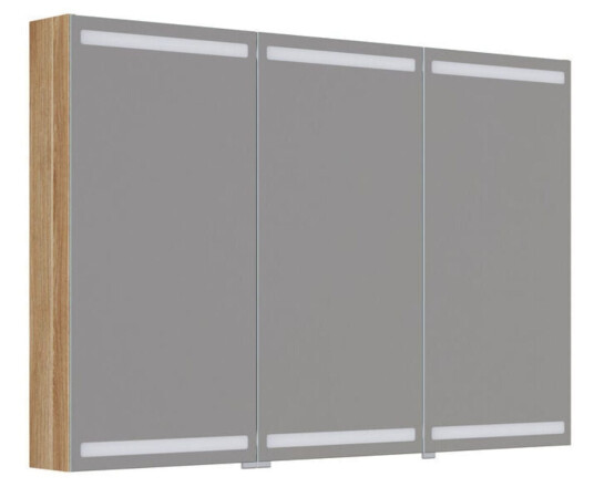 Dansani Inzo Level Speilskap Varm eik / 120 cm 3 Dører Dansani Inzo Level Speilskap Varm eik / 120 cm 3 Dører