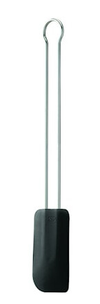 Slickepott smal stål/svart 20 cm