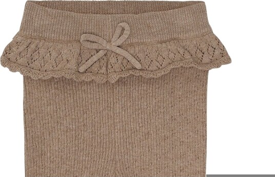 Hust and Claire Leggings   Rib   Strikk   HCLisa   Kjeks   Hust and Claire   2 år (92)   Leggings Beige Brun