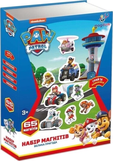 Aston Active Paw Patrol. Stort Eventyr - Magneter