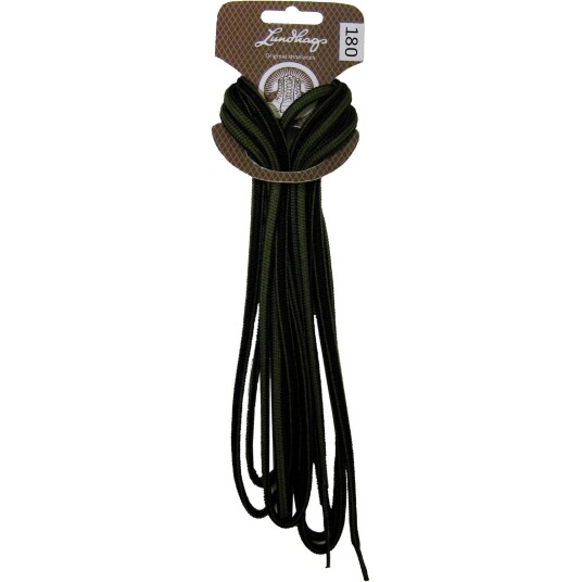 Lundhags Shoe Laces 180 cm Black/Grey 180 cm