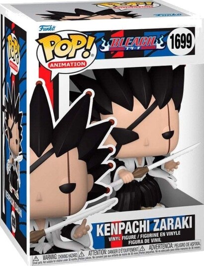 Northix Blekemiddel Kenpachi Zaraki POP-figur samleobjekt av vinylleketøy