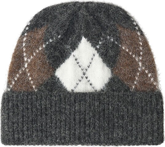 Ellos Collection   Lue med argyle mønster   Brun