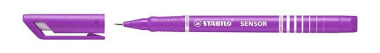 STABILO SENSOR 189/8 set of 8 ass. colours fineliners with cushioned tip adapts to the writing pressure STABILO SENSOR 189/8 set of 8 ass. colours fineliners with cushioned tip adapts to the writing pressure