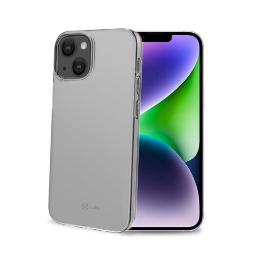 Celly Mobildeksel Celly Iphone 14 Plus Svart Gjennomsiktig