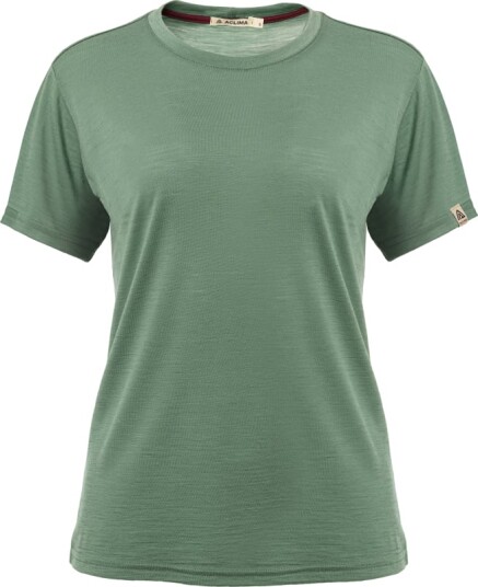 Aclima Women's LightWool Classic Tee M , Dark Ivy