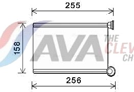 Varmeapparat register AVA COOLING SYSTEMS RTA6551