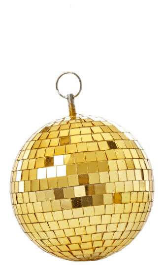 Rice Gold Disco Ball 15 cm