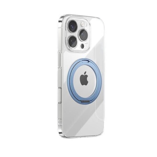 Joyroom JR 16JL6 Case for iPhone 16 Pro Max Ultra Thin MagSafe Compatible with 360 Ring Stand   Blue