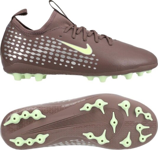 Nike Air Zoom Mercurial Vapor 16 Academy AG Mbappé Personal Edition   Plum Eclipse/Metallisk sølv Barn   Kunstgress (AG) størrelse 36½